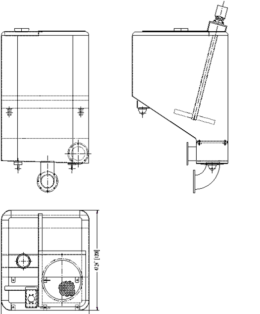 Cementing Batch Mixer Skid-mounted-12-8bbl Mixing Tank