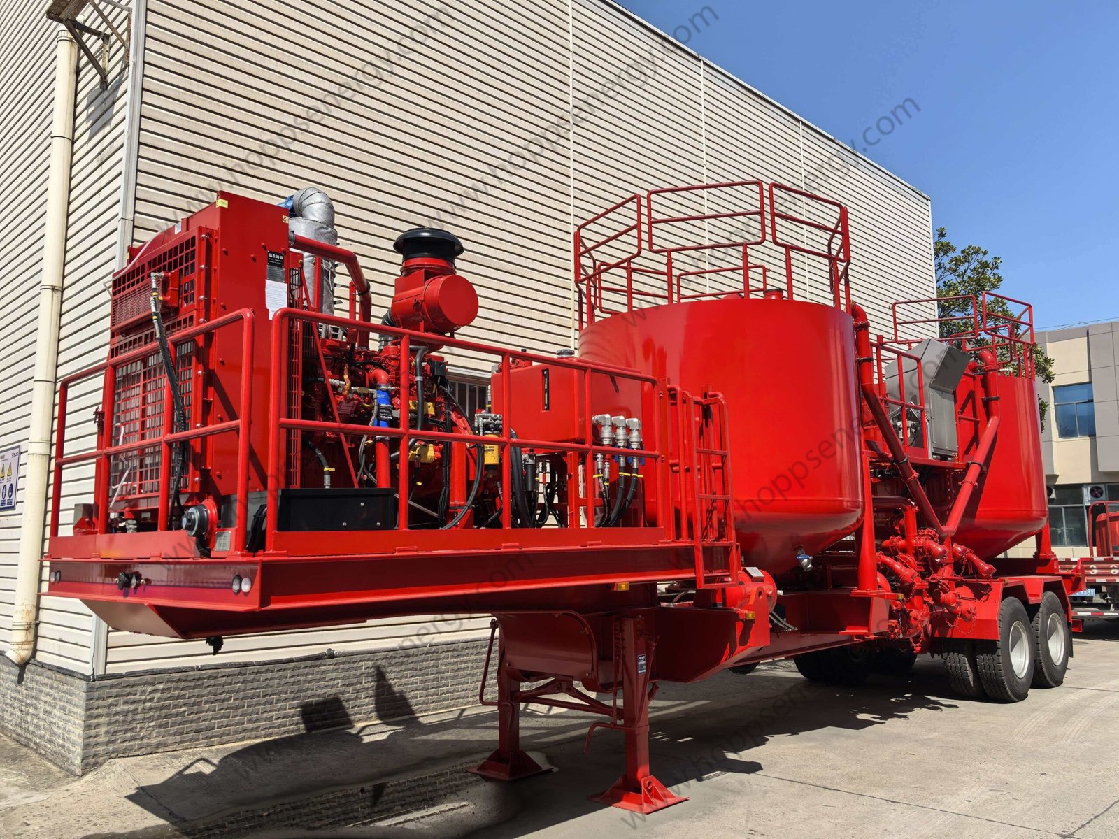 HOPPS Energy Cementing Batch Mixer Trailer-2
