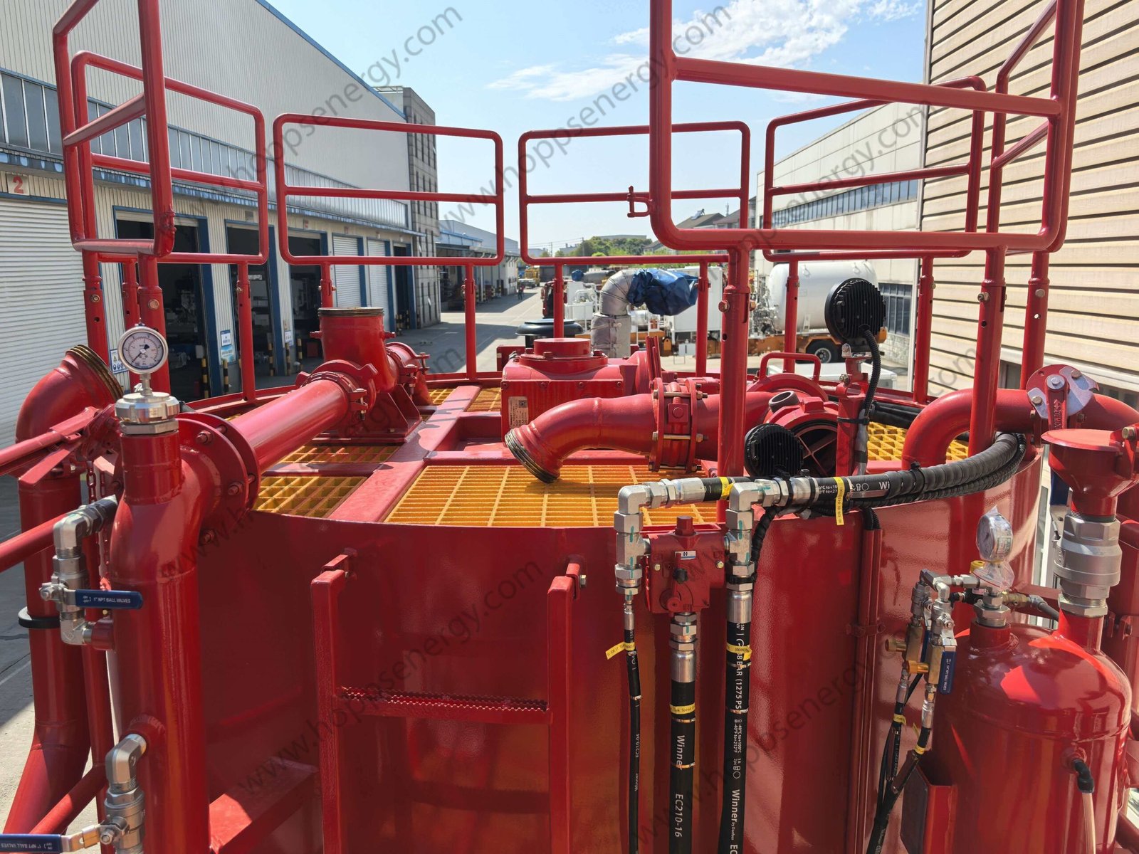 HOPPS Energy Cementing Batch Mixer Trailer-4